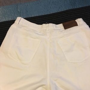 Ralph Lauren size 12 white denim straight jean